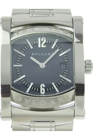 Bvlgari Pre-owned, Mężczyzna, Niebieski, ONE SIZE, Pre-owned Stainless Steel watches