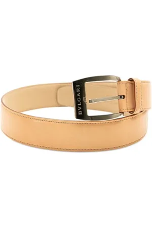Bvlgari Pre-owned, Mężczyzna, Beżowy, ONE SIZE, Pre-owned Leather belts
