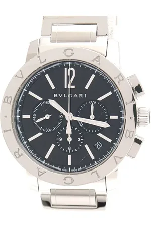 Bvlgari Pre-owned, Mężczyzna, Czarny, ONE SIZE, Pre-owned Metal watches