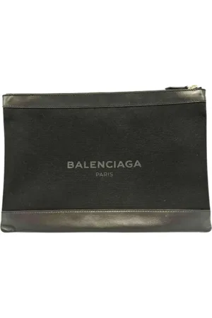 Balenciaga Pre-owned, Kobieta, Czarny, ONE SIZE, Len, Pre-owned Canvas balenciaga-bags