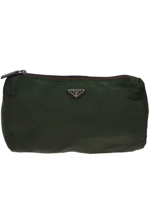 Prada Pre-owned, Kobieta, Zielony, ONE SIZE, Pre-owned Fabric clutches
