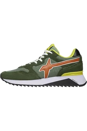 W6YZ Buty, Mężczyzna, Zielony, 40 EU, Skóra, Urban Jungle Chunky Sneakers