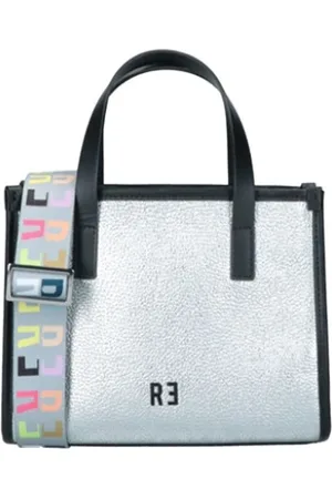Rebelle Torebki, Kobieta, Szary, ONE SIZE, Skóra, Srebrna Virtus Skórzana Mini Crossbody Torba