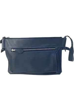 Hermès Pre-owned, Mężczyzna, Niebieski, ONE SIZE, Skóra, Pre-owned skórzane torby na ramię