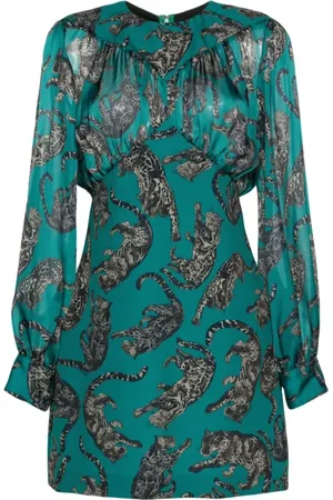 Roberto Cavalli Sukienki, Kobieta, Zielony, M, Zielone Sukienki dla Kobiet ***cv
