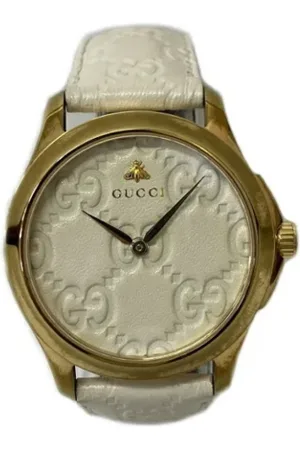 Gucci Pre-owned, Kobieta, Biały, ONE SIZE, Pre-owned Stainless Steel watches