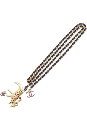 CHANEL Pre-owned, Kobieta, Żółty, ONE SIZE, Pre-owned Metal belts