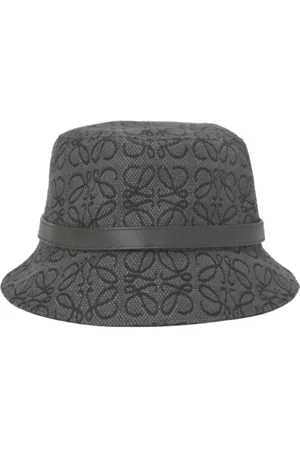 Loewe Pre-owned, Kobieta, Szary, ONE SIZE, Bawełna, Pre-owned Cotton hats