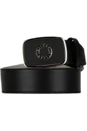 Bvlgari Pre-owned, Mężczyzna, Czarny, ONE SIZE, Skóra, Pre-owned Leather belts