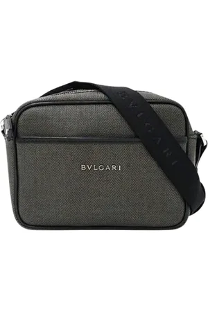 Bvlgari Pre-owned, Mężczyzna, Szary, ONE SIZE, Pre-owned Plastic shoulder-bags
