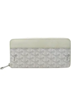 GOYARD Pre-owned, Kobieta, Biały, ONE SIZE, Pre-owned portfele płócienne