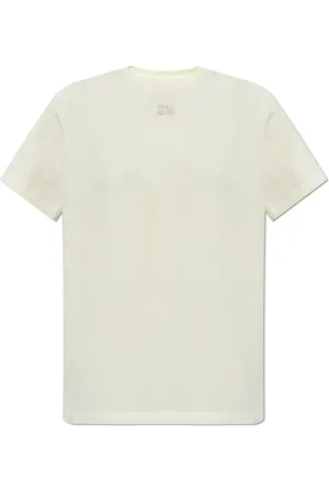Ganni Koszulki, Kobieta, Biały, XS, T-shirt z logo