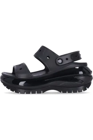 Crocs Buty, Kobieta, Czarny, 39 EU, Czarna Sandał Mega Crush z obcasem 61mm