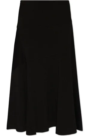Jil Sander Spódnice, Kobieta, Czarny, M, Spódnica z przeszyciami