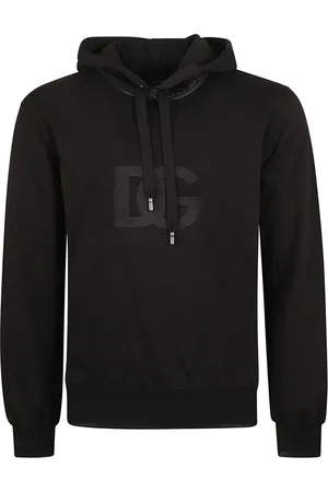 Dolce & Gabbana Bluzy, Mężczyzna, Czarny, S, Bluzy z kapturem