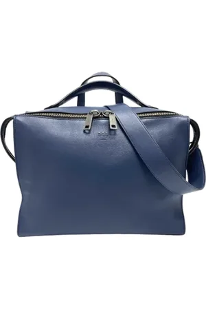 Fendi Pre-owned, Mężczyzna, Niebieski, ONE SIZE, Skóra, Pre-owned Leather fendi-bags