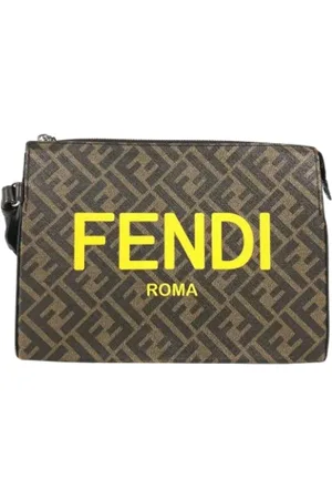 Fendi Pre-owned, Mężczyzna, brązowy, ONE SIZE, Skóra, Pre-owned Leather fendi-bags