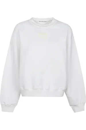 Alexander Wang Bluzy, Kobieta, Biały, S, Bluza z logo