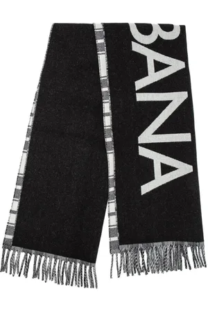 Dolce & Gabbana Akcesoria, Mężczyzna, Czarny, ONE SIZE, Elegant Silk Scarf Gq 222Eg 2Z24N0004