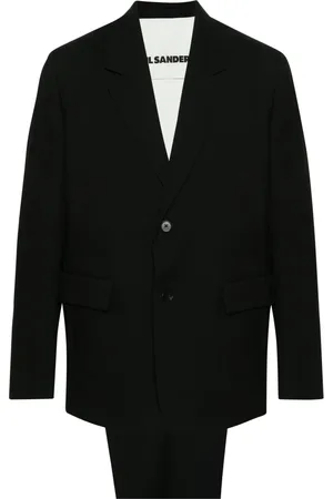 Jil Sander Garnitury, Mężczyzna, Czarny, L, Elegancki Damski Garnitur