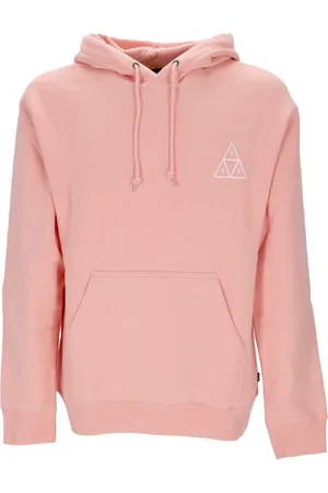Huf Bluzy, Mężczyzna, Różowy, M, Koralowy kaptur z kieszenią kangurką