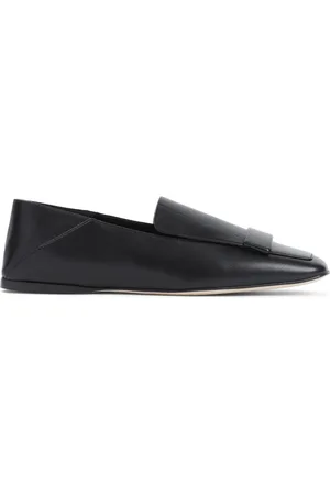 Sergio Rossi Buty, Kobieta, Czarny, 40 EU, Czarne Buty Loafer dla Kobiet