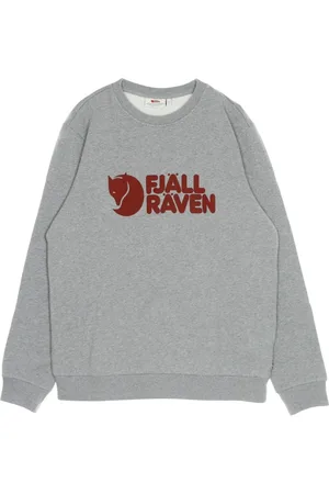 Fjällräven Bluzy, Mężczyzna, Szary, M, Szara Melanżowa Bluza z Logo