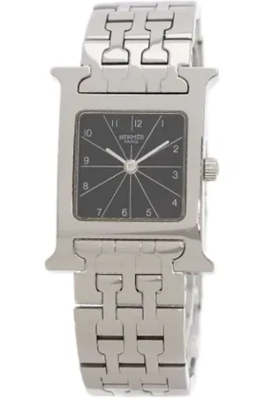 Hermès Pre-owned, Kobieta, Czarny, ONE SIZE, Pre-owned Stainless Steel watches
