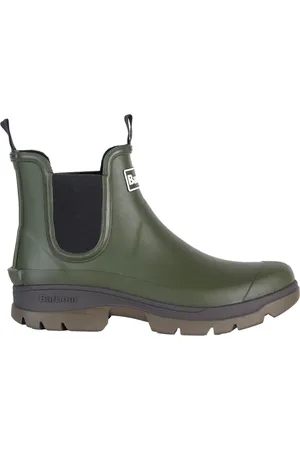 Barbour Buty, Mężczyzna, Zielony, 44 EU, Bawełna, Kultowe gumowce w kolorze oliwkowym