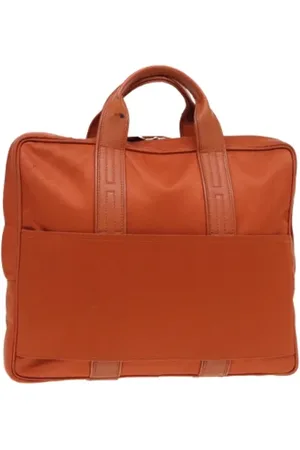 Hermès Pre-owned, Kobieta, Pomarańczowy, ONE SIZE, Skóra, Pre-owned Canvas handbags