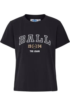 Ball Koszulki, Kobieta, Czarny, L, Czarna Koszulka Top