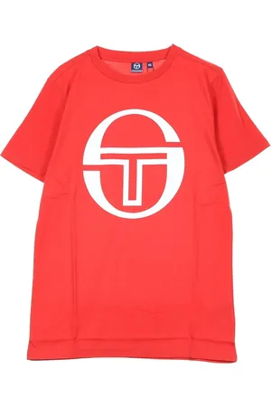 Sergio Tacchini Koszulki, Kobieta, Czerwony, M, Czerwony T-shirt z logo dla kobiet