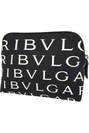 Bvlgari Pre-owned, unisex, Czarny, ONE SIZE, Nylon, Pre-owned Fabric handbags