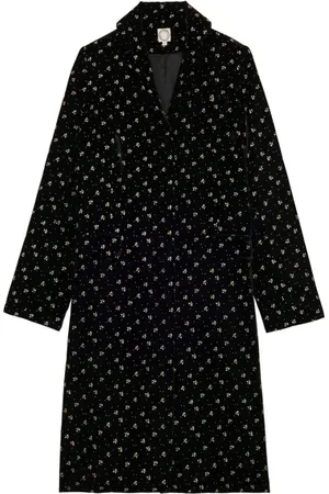 Inès de la Fressange Płaszcze, Kobieta, Czarny, XL, Franck Coat