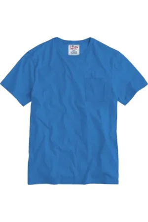 MC2 SAINT BARTH Koszulki, Mężczyzna, Niebieski, M, Męski T-shirt z Lnu Różne Jednolite Kolory