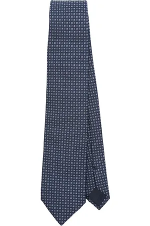 corneliani Akcesoria, Mężczyzna, Niebieski, ONE SIZE, Luksusowy Jedwabny Krawat, Wyprodukowany we Włoszech