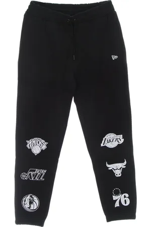 New Era Spodnie, Mężczyzna, Czarny, XL, Spodnie dresowe NBA Logo Czarny