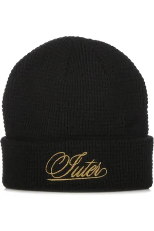 IUTER Akcesoria, Mężczyzna, Czarny, ONE SIZE, Czarna Century Beanie Czapka