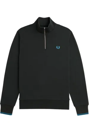 Fred Perry Bluzy, Mężczyzna, Zielony, M, Bawełna, Zielona Kolekcja Swetrów