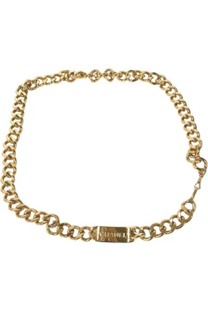 CHANEL Pre-owned, Kobieta, Żółty, ONE SIZE, Pre-owned Metal belts