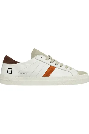 D.A.T.E. Buty, Mężczyzna, Biały, 44 EU, Skóra, Białe sneakersy dla stylowego wyglądu