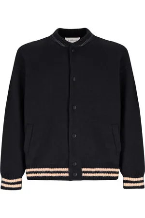 LANEUS Kurtki, Mężczyzna, Czarny, 2XL, Kaszmir, Bomber Varsity Cashmere