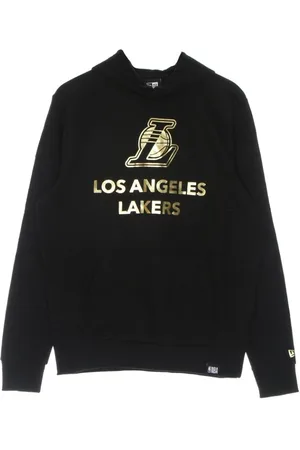 New Era Bluzy, Mężczyzna, Czarny, M, NBA Czarno-Złoty Bluza Lakers