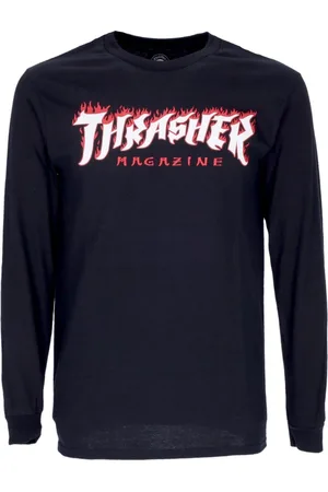 Thrasher Koszulki, Mężczyzna, Czarny, L, Possessed Logo Koszulka z Długim Rękawem