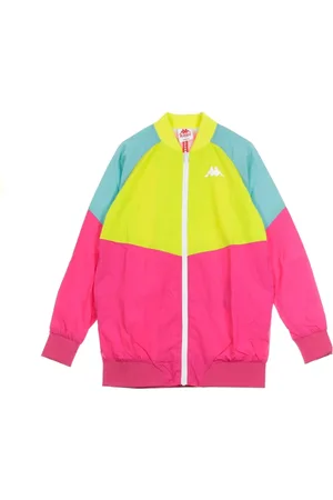 Kappa Kurtki, Kobieta, Wielobarwność, XS, Stylowa Windbreaker dla kobiet w Limonkowo/Zielonym