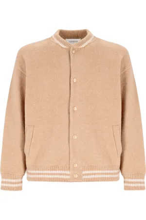 LANEUS Kurtki, Mężczyzna, Beżowy, 2XL, Kaszmir, Bomber Varsity Cashmere