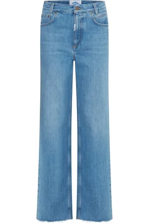 Ball Jeansy, Kobieta, Niebieski, W32 L32, Stonewash Straight-Leg Jeansy