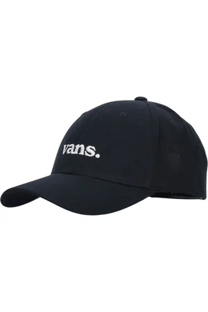 Vans Akcesoria, Mężczyzna, Czarny, ONE SIZE, Czarna zakrzywiona czapka z daszkiem dla mężczyzn