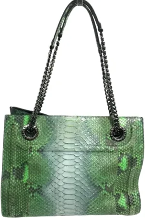 Bvlgari Pre-owned, Kobieta, Zielony, ONE SIZE, Pre-owned Fabric shoulder-bags