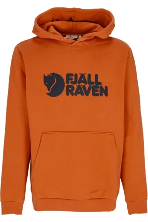 Fjällräven Bluzy, Mężczyzna, brązowy, M, Terracotta Logo Hoodie